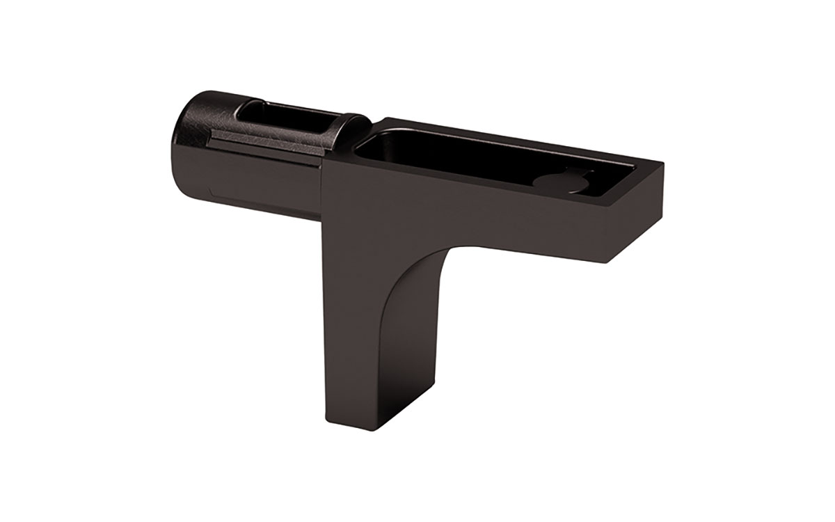 Hyllbärare K-Line med Ø5 mm Tapp Svart Nickel