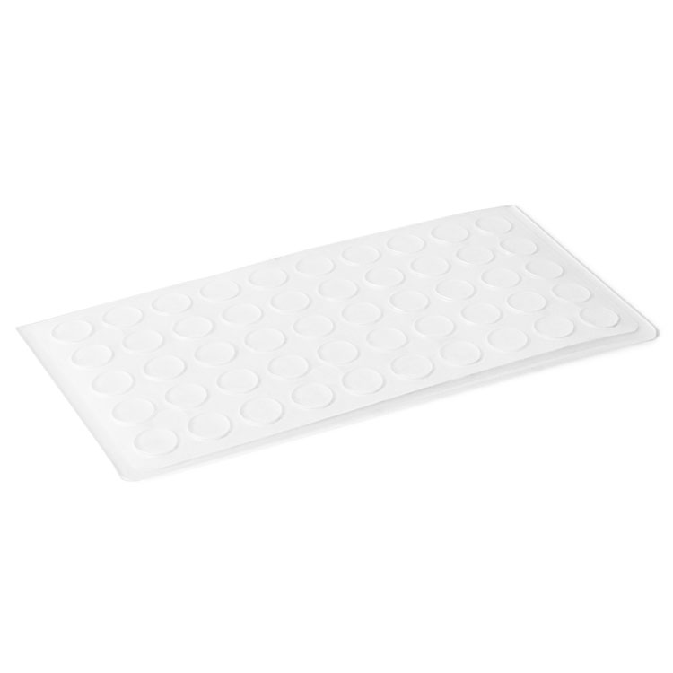 Luckdämpare Ø10x3 Halvrund 50-pack