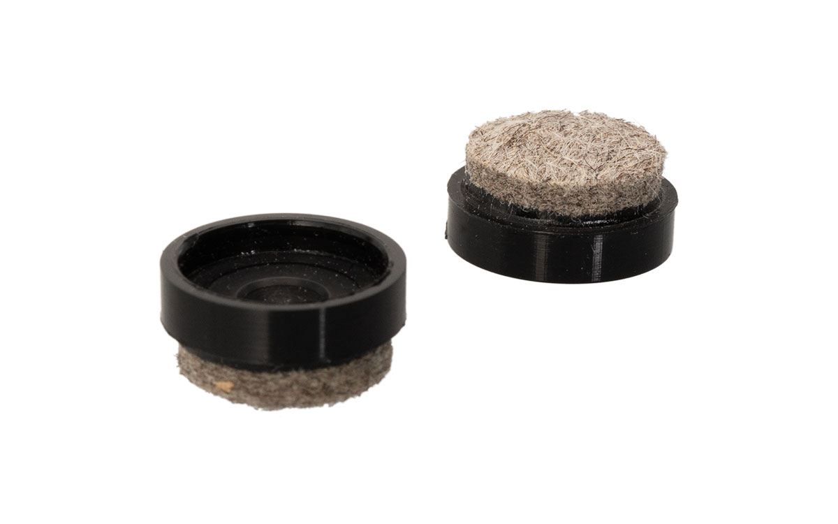 QuickClick Möbeltass Ø 17 mm – Svart