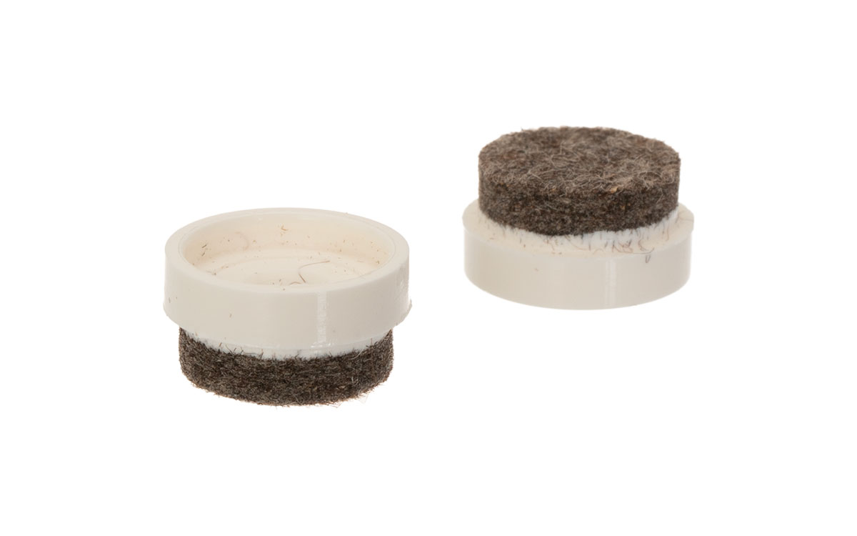 QuickClick Möbeltass Ø 17 mm – Vit