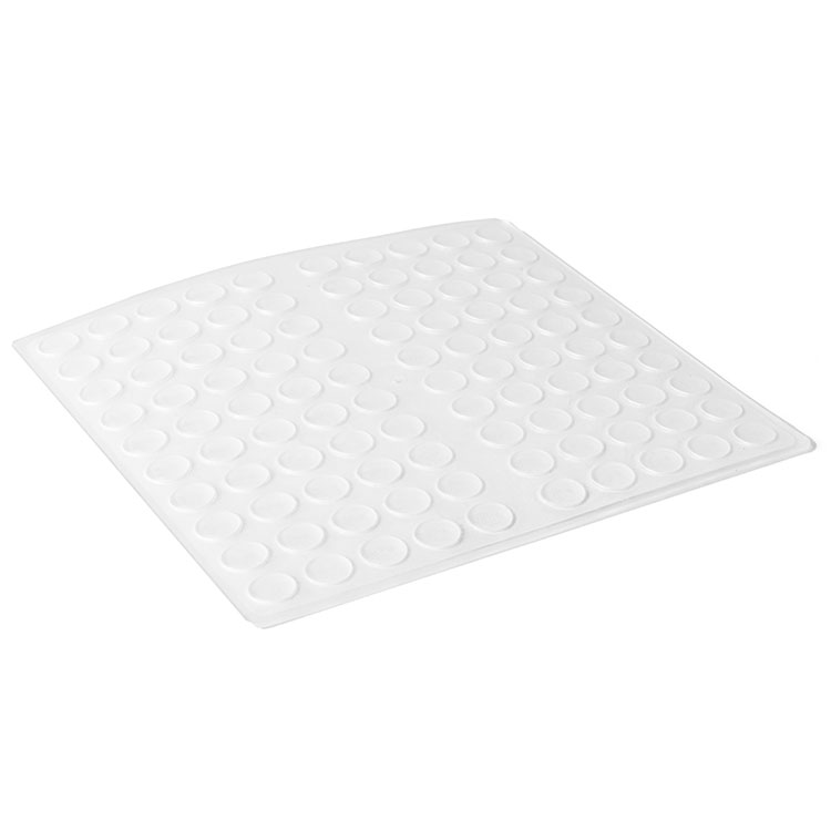 Luckdämpare Ø8x1,8 Halvrund 50-pack
