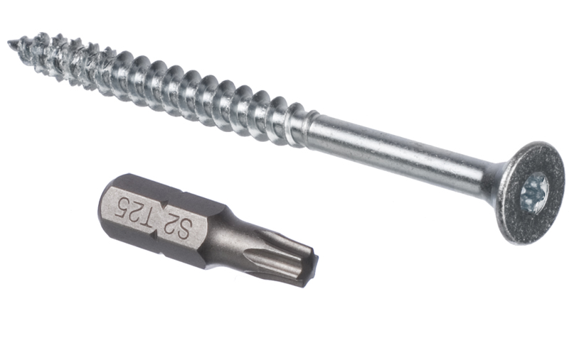 TRÄSKRUV TFT 6,0x80 inkl. Bits