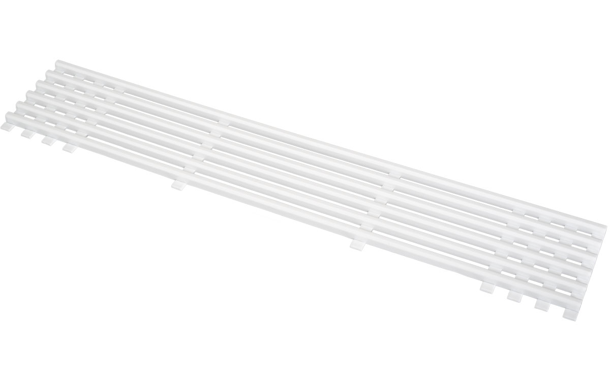 Ventilationsgaller 600 x 100 mm Vit