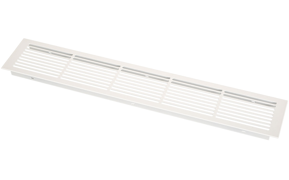 Ventilationsgaller 500 x 86 Vit