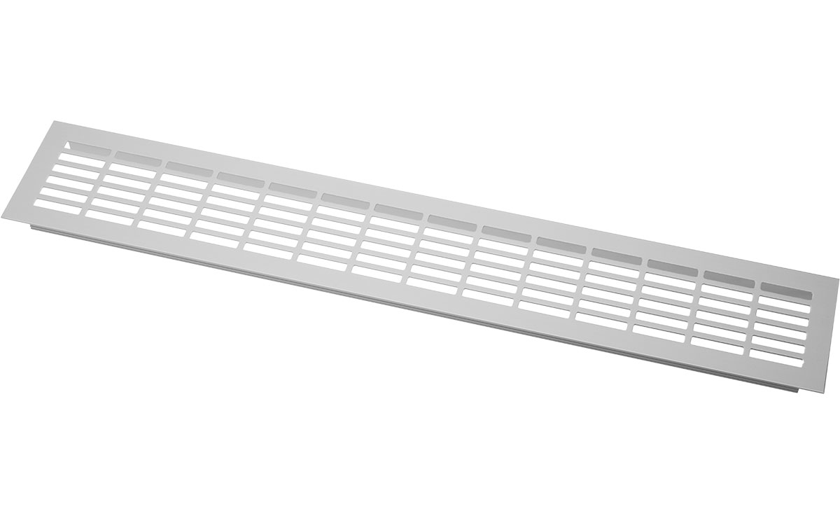 Ventilationsgaller 480 x 81 mm Aluminium