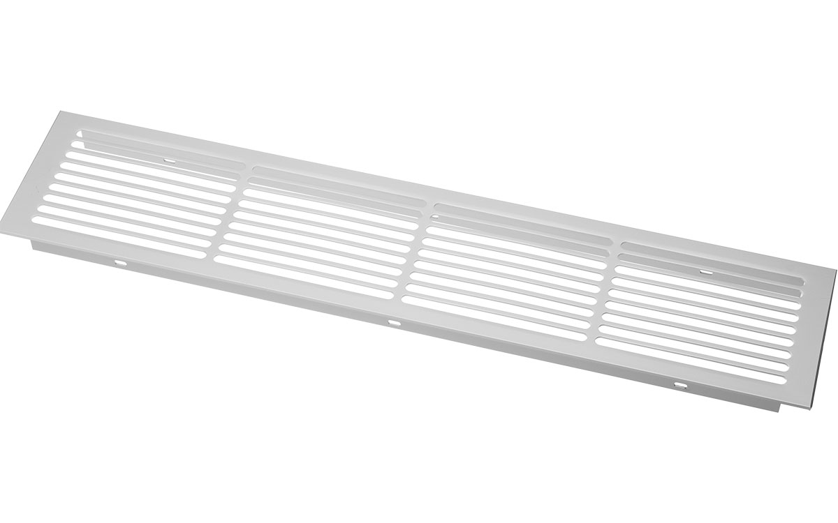 Ventilationsgaller 400 x 86 mm Aluminium