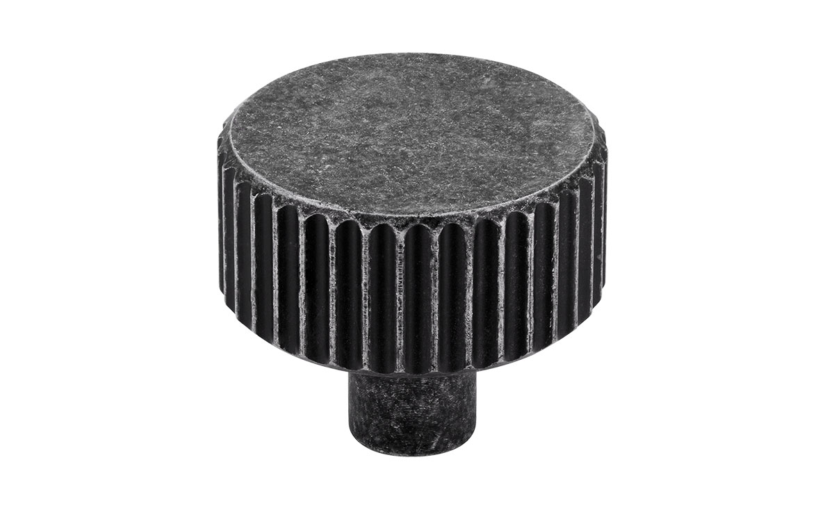 Knopp 'Art' Järnfinish Räfflad