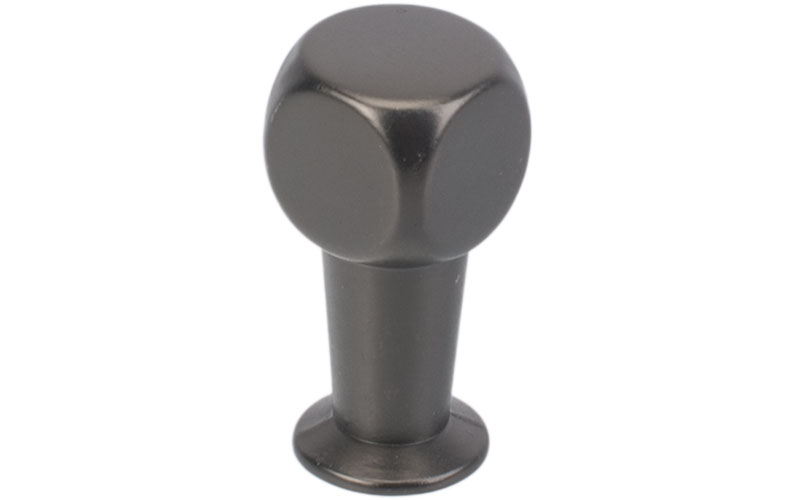 Knopp "Dice" Svart Matt Krom