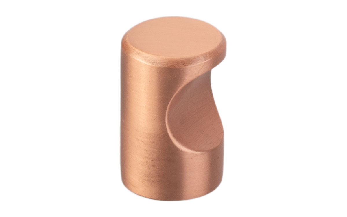 Knopp 'Glow' Mattborstad Koppar