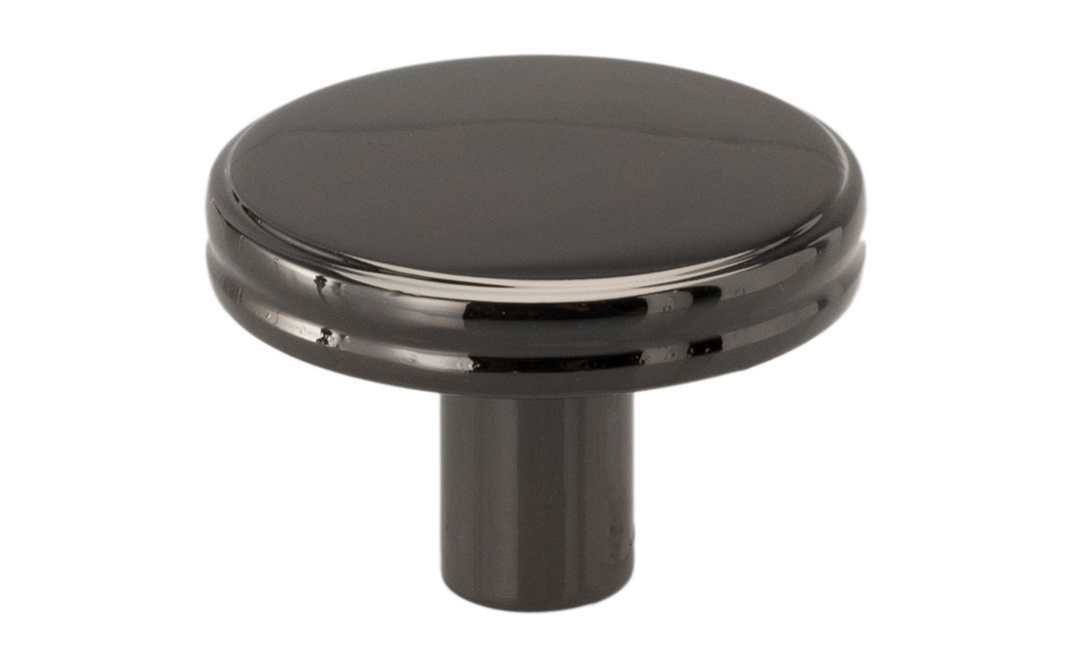 Knopp 'Mila' Svart Krom