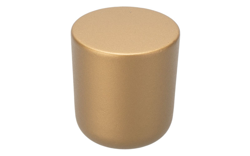 Knopp 'Round Mini' Matt Guld