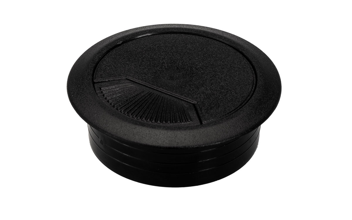 Kabelgenomföring Ø 60 mm Svart