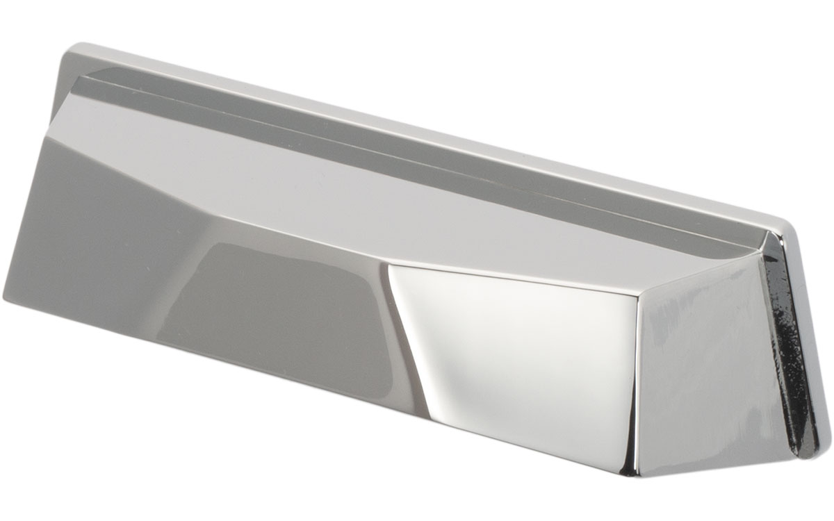 Skålhandtag 'Case' Blank Krom