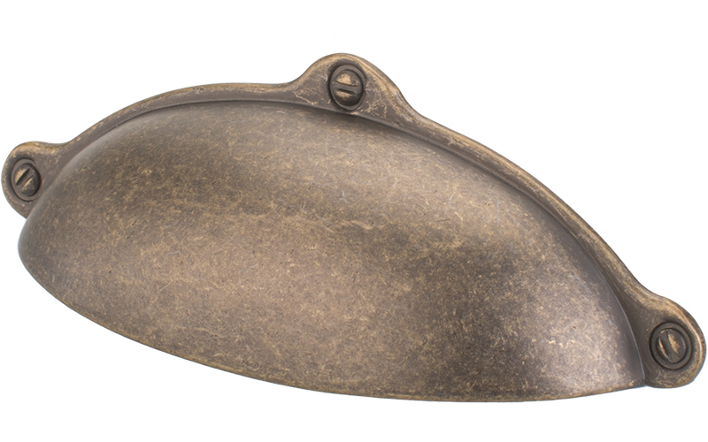 Skålhandtag "Knight" Bronsoxid