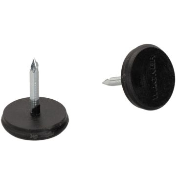 QuickClick Bas Ø17 – Spikmontage – Svart