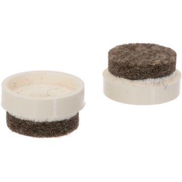 QuickClick Möbeltass ⌀ 17 mm – Vit