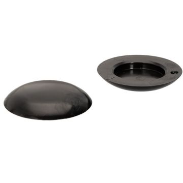 QuickClick Möbeltass ⌀ 25 mm – Svart