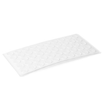 Luckdämpare Ø7x1,5 Halvrund 50-pack