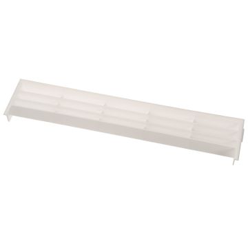 Ventilationsgaller 372 x 79 Vit