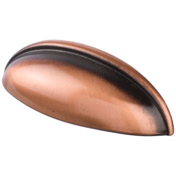 Skålhandtag "Shell" Koppar Finish