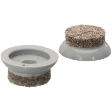 QuickClick Möbeltass Ø 20 mm – RAL 7040