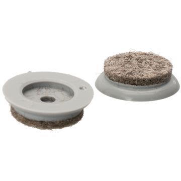 QuickClick Möbeltass Ø 25 mm – RAL 7040