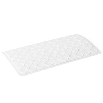 Luckdämpare Ø8x2,2 Halvrund 50-pack