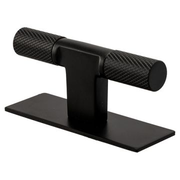 Knopp 'T-Arc-Base' Svart Lättrad