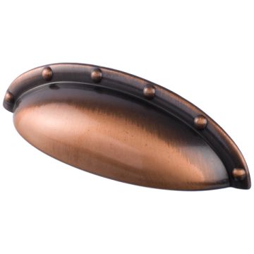 Skålhandtag "Rivet" Koppar Finish