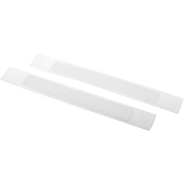Självhäftande kardborreband 80 x 10 x 3,5 mm Vit