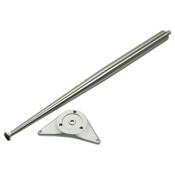 Bordsben Koniskt Ø42/30 mm 690 mm Rostfri Look 4-Pack