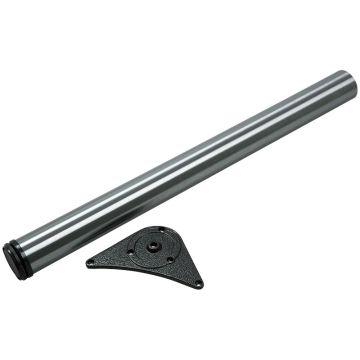 Bordsben Rund Ø60 mm 710 mm Borstat Stål, 4-pack