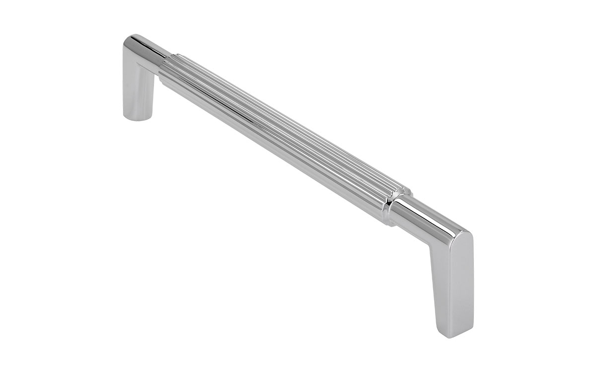 Handtag 'Hint' Blank Krom Räfflad