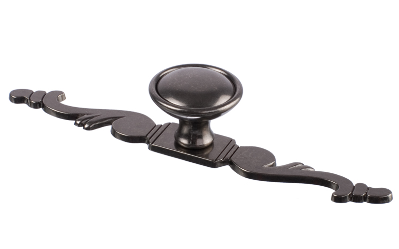Knopp "Altheim" Antik Silver