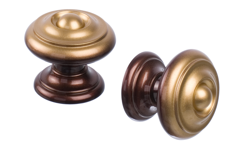 Knopp "Rough" Gammal Brons