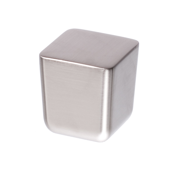 Knopp 'Square Mini' Rostfri Look