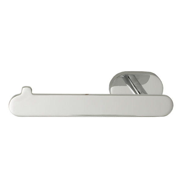 Toapappershållare 'Oval' Blank krom