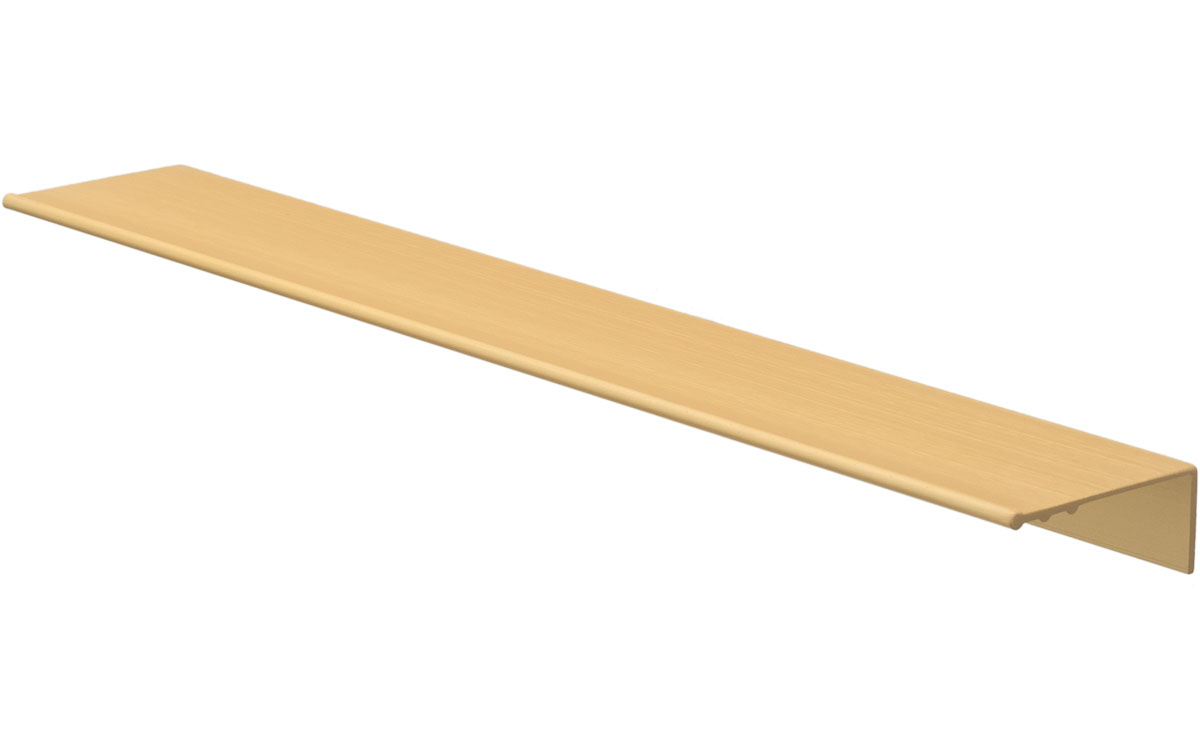 Grepplist 'Flat' Längd: 1110 mm Borstad Mässing