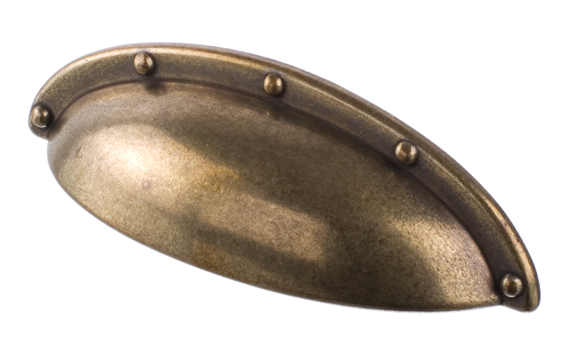 Skålhandtag "Rivet" Bronsoxid