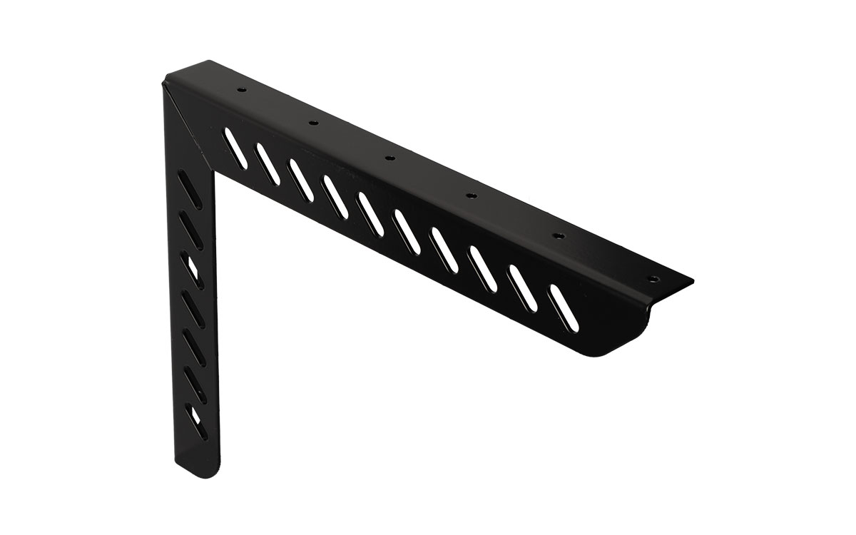 Konsol 'Slotted' Vänster 300 x 400 Svart