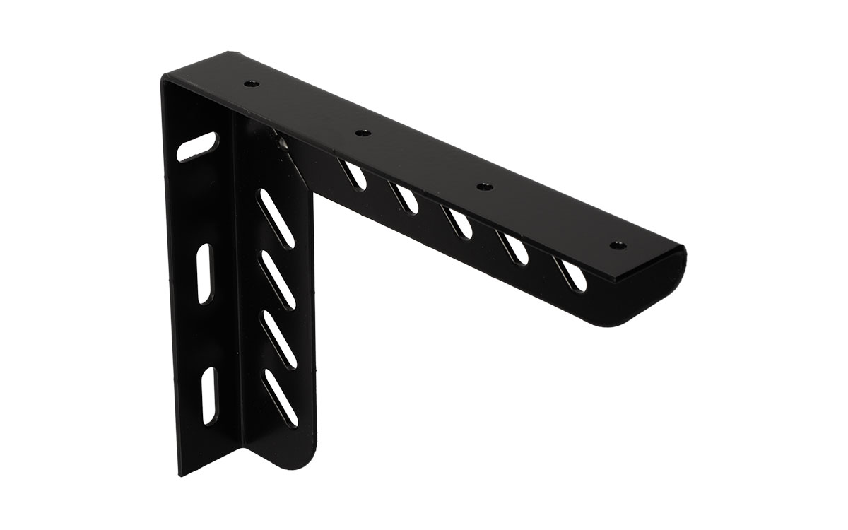 Konsol 'Slotted' Höger 200 x 250 Svart