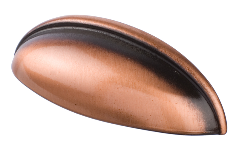 Skålhandtag "Shell" Koppar Finish