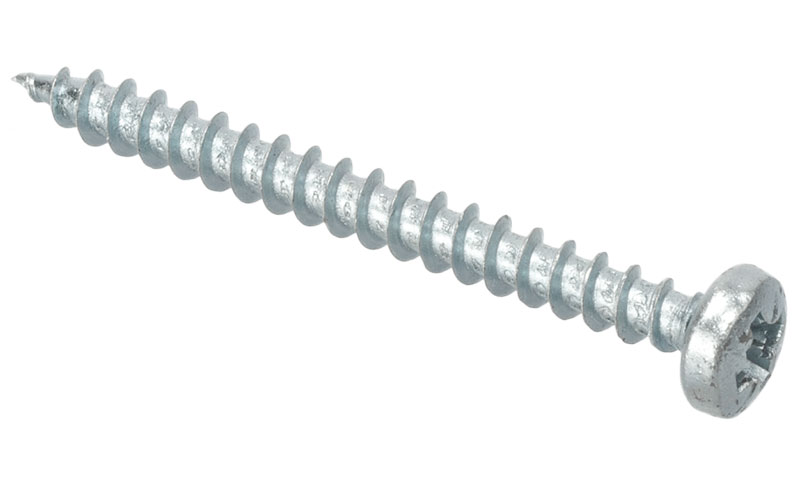 Träskruv TKX 4,0 x 40 mm Kullrig PZ2 Elförzinkad