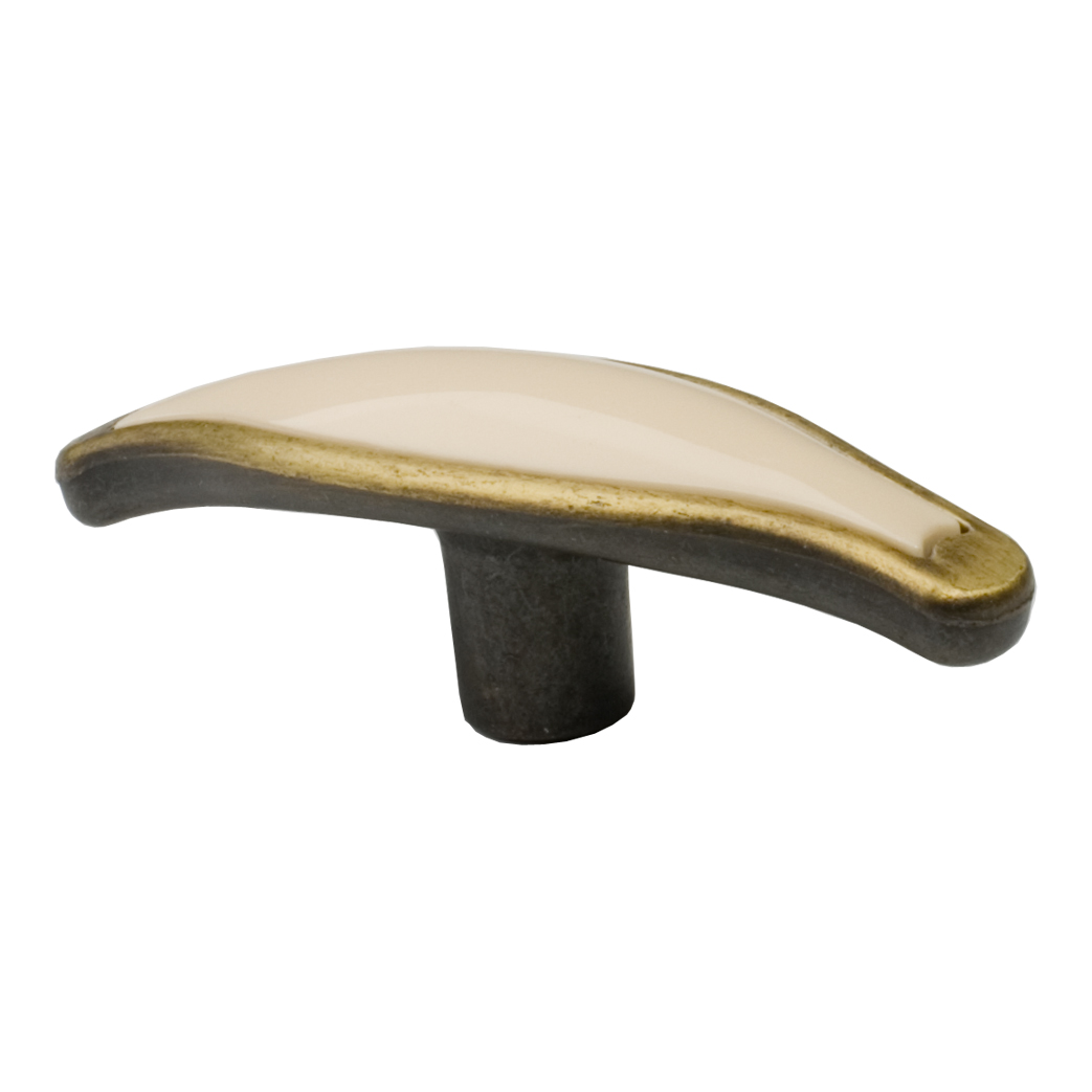 Knopp "St Gallen" Bronsoxid / Beige