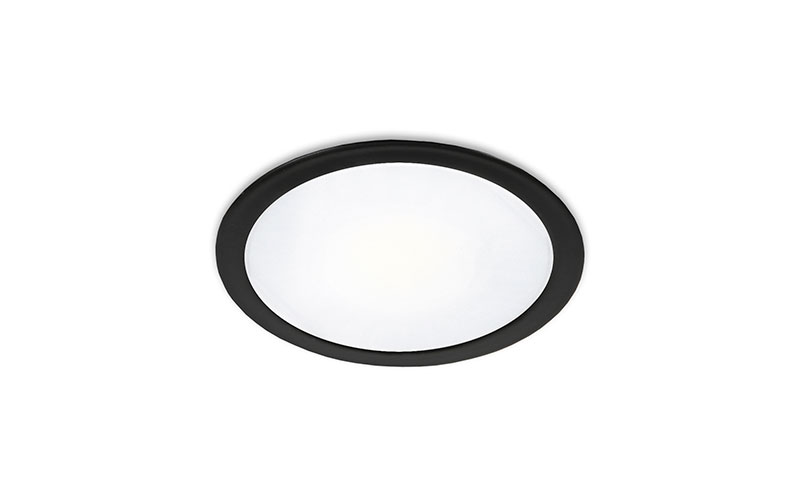 LED Spotlight 'Sun' Svart 24V 3W 3000K
