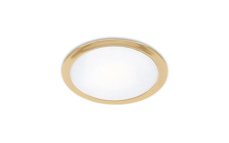 LED Spotlight 'Sun' Guld 24V 3W 3000K