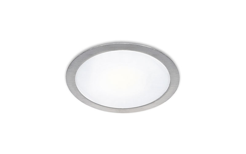LED Spotlight 'Sun' Rostfri Look 24V 3W 3000K