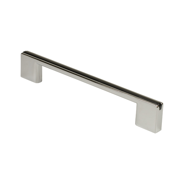 Handtag "Liner" Blank Krom / Svart