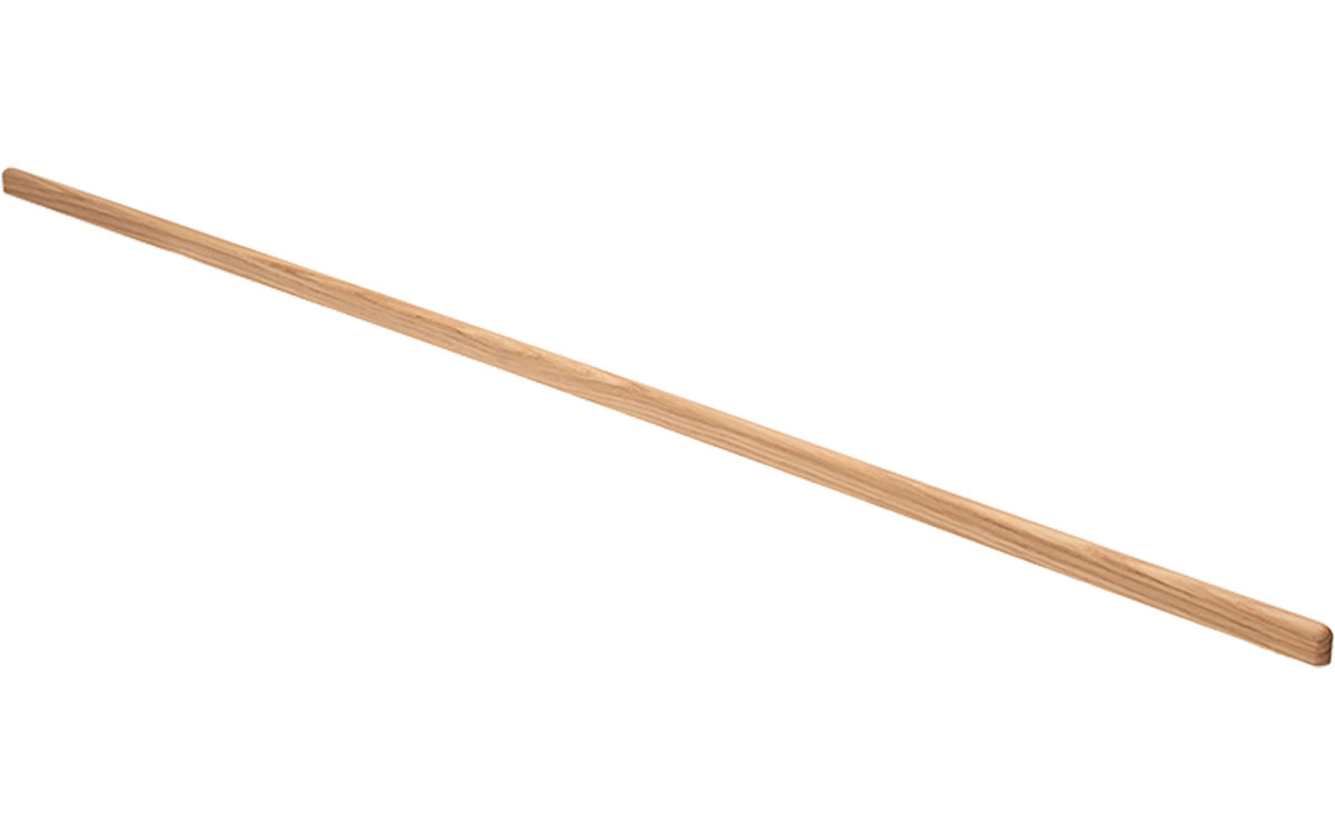 Trästång 'Match' Ek Klarlackerad 1024 mm
