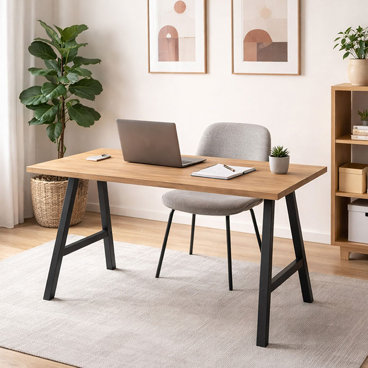 A / Trapez / X – Svarta bordsben i A-, trapez- och X-design